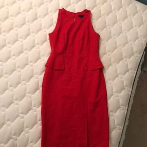 Red banana republic dress perfect for work